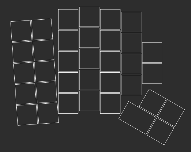 The WIP Ergogen layout of the matcha70